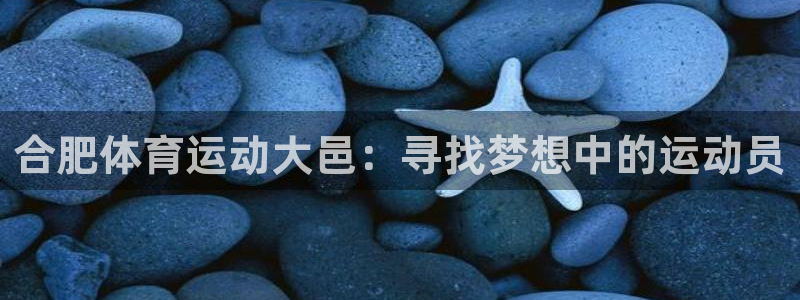 利记官方正版app官网：合肥体育运动大邑：寻找梦想中的运动员